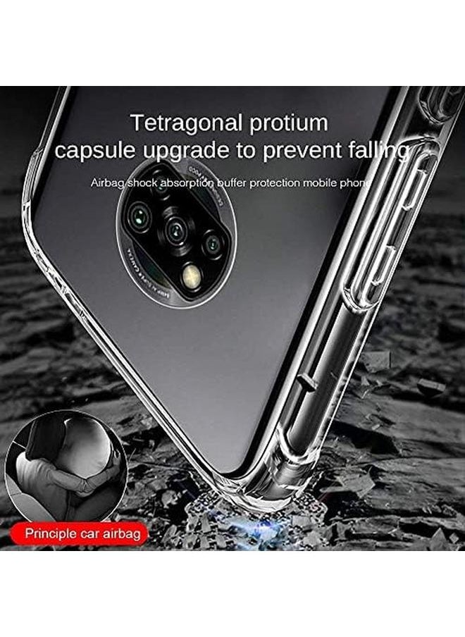 1 Plus 2 Case For Xiaomi Redmi 10C With Tempered Glass Screen Protector 2 Pcs Soft Clear Shockproof Case Cover For Xiaomi Redmi 10C Xiaomi Redmi 10C Clear