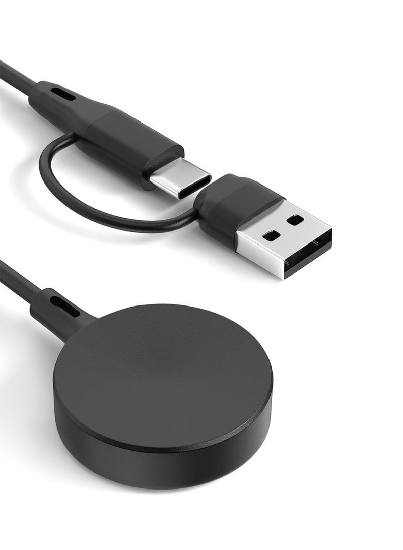 X-level Charger for Samsung Galaxy Watch 8/7/6/6 Classic/5/5 Pro/4/4 Classic/3/Active 2/Active 1/Ultra/Fe Galaxy Watch Charger 3.3Ft USB Magnetic Wireless Charging Cable Cord - Image 1