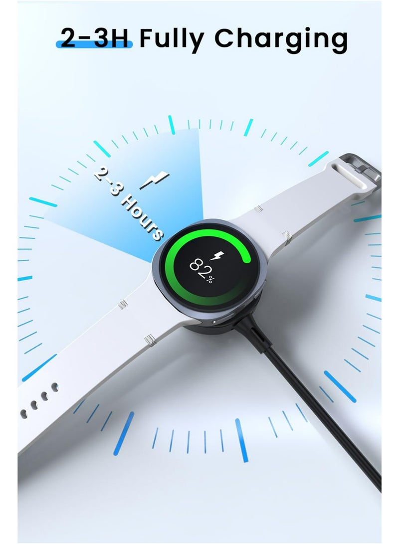 X-level Charger for Samsung Galaxy Watch 8/7/6/6 Classic/5/5 Pro/4/4 Classic/3/Active 2/Active 1/Ultra/Fe Galaxy Watch Charger 3.3Ft USB Magnetic Wireless Charging Cable Cord - Image 5