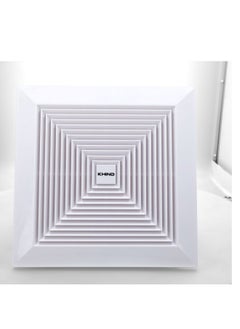 KHIND Elegant Design Square Shaped Ceiling Mounted Exhaust Fan White 20.7 x 36 x 37.1 cm VF-DP1220  - Image 1