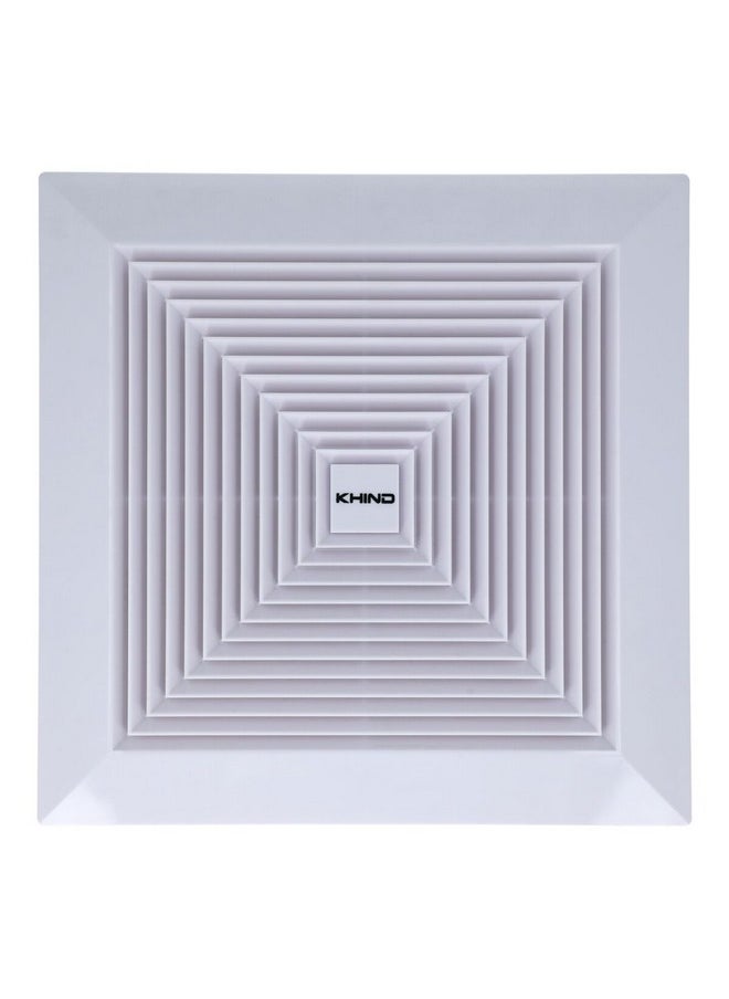 KHIND Elegant Design Square Shaped Ceiling Mounted Exhaust Fan White 20.7 x 36 x 37.1 cm VF-DP1220  - Image 3