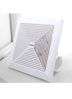 KHIND Elegant Design Square Shaped Ceiling Mounted Exhaust Fan White 20.7 x 36 x 37.1 cm VF-DP1220  - Image 2