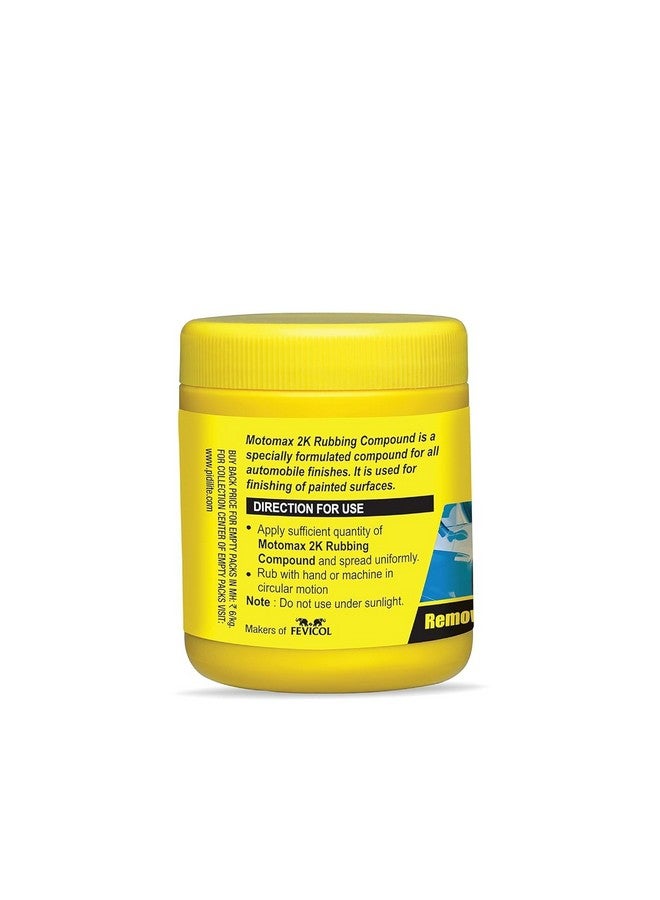 Motomax 2K Rubbing Compound 200G, Pack Of 2 | Removes Minor Scratches, Swirl Marks, Paint Defect And Oxidization From Metal Surfaces On Cars, Bike - Image 5