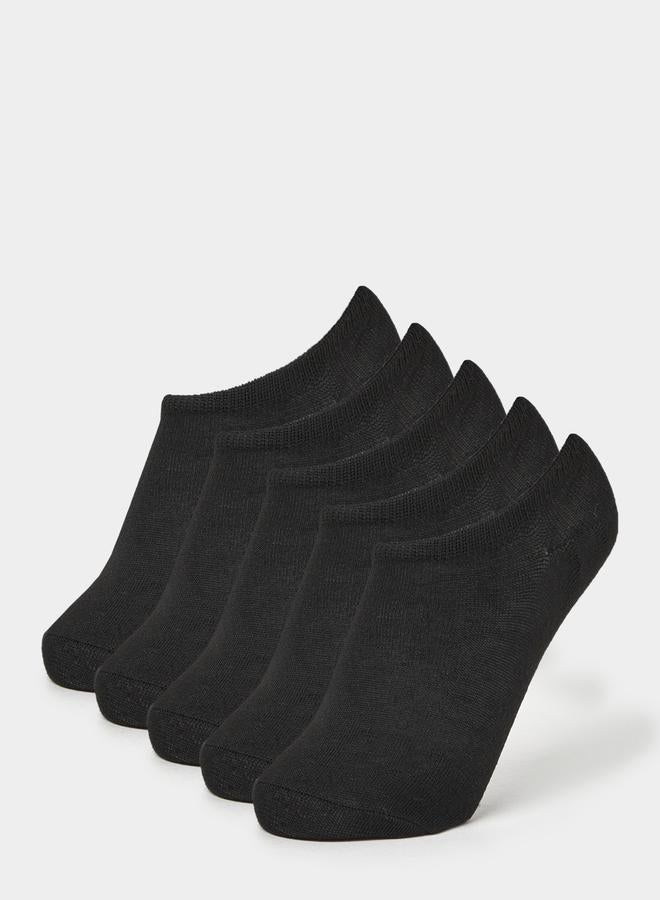 Styli Pack of 5 - Ribbed Shoe Liner Socks  - Image 1