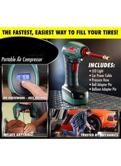 NAFEH Air Dragon portable Air Compressor Auto Tire Inflator The Quick & Easy Way To Fill Your Tires  - Image 4