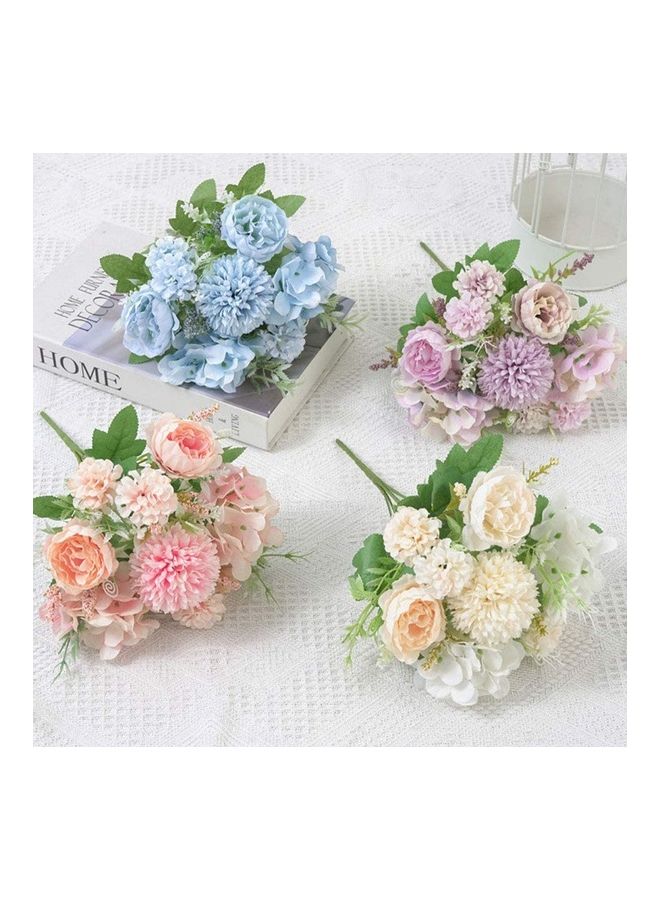 XiuWoo Artificial Peony Bouquet Multicolour - Image 3