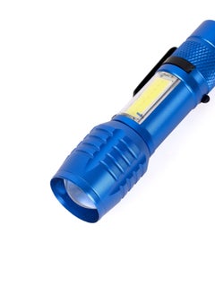 LUSTER Rechargeable and hangable mini flashlight , blue  - Image 3