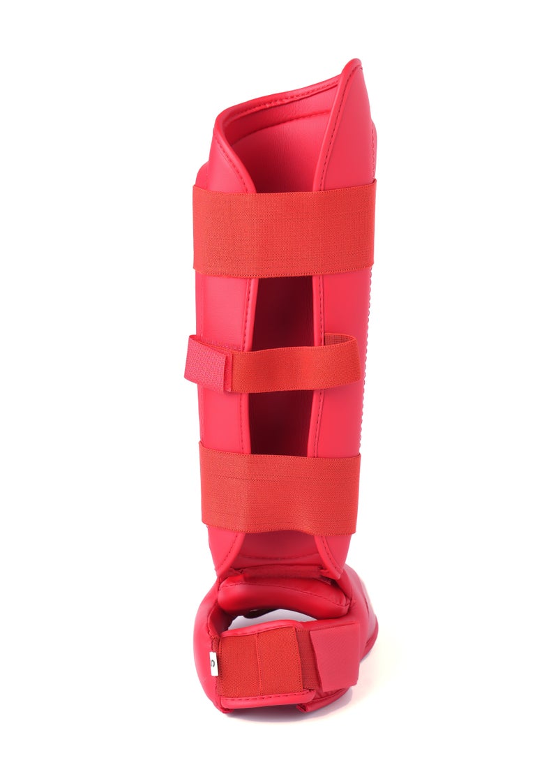 Evolve - Karate Shin Guards Adjustable Foam Padded Karate Shin And Instep Guards - Image 1