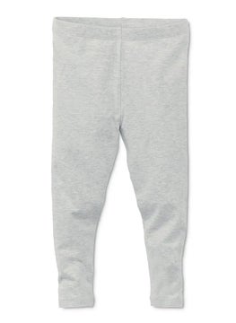 Tchibo Toddler Girls 2 Pcs Plain Heather Pull,On Leggings, Teal and Grey  - Image 4
