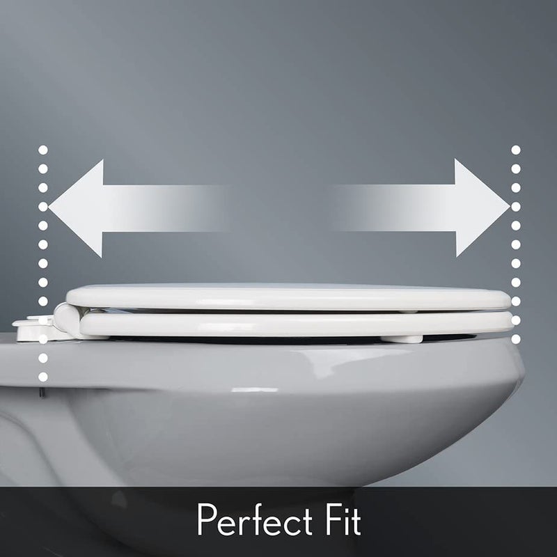 Mayfair 22ECA 22EC 000 Toilet Seat, Round, White - Image 5