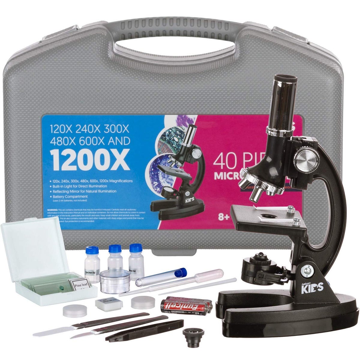 أم سكوب Amscope Kids m30-abs-kt1 Beginner Microscope Kit