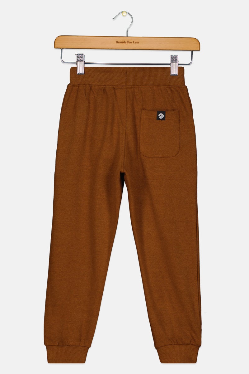 Scooby Doo Kids Girl Graphic Print Jogger Pants, Brown Combo  - Image 2