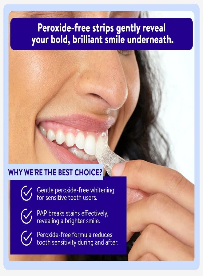 Active Wow 24k White Teeth Whitening Strips - Sensitive Teeth Whitening - 21-Day Kit, 42 Whitener Strips - Image 3