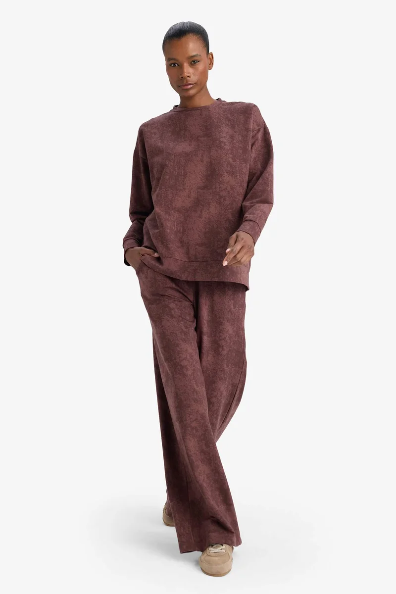 Defacto Wide Leg Sports Sweatpants