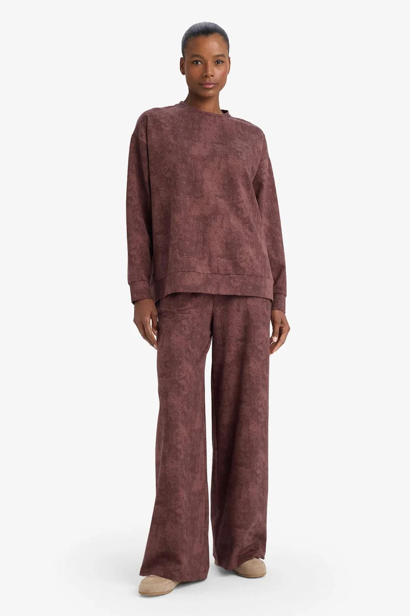 Defacto Wide Leg Sports Sweatpants