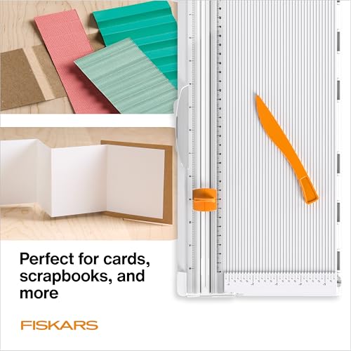 Fiskars 12" Trim & Score Board, TripleTrack System, Integrated Scoring Surface, Folding Design for Crafting and Travel - Image 2