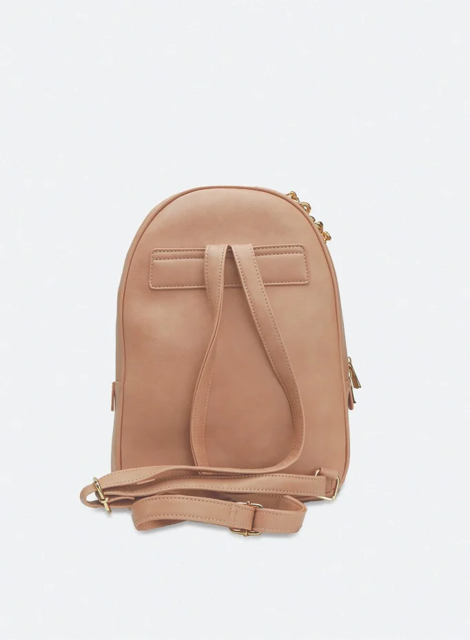AMICA Reina Quilted Leather Women's Backpack - Blush Pink