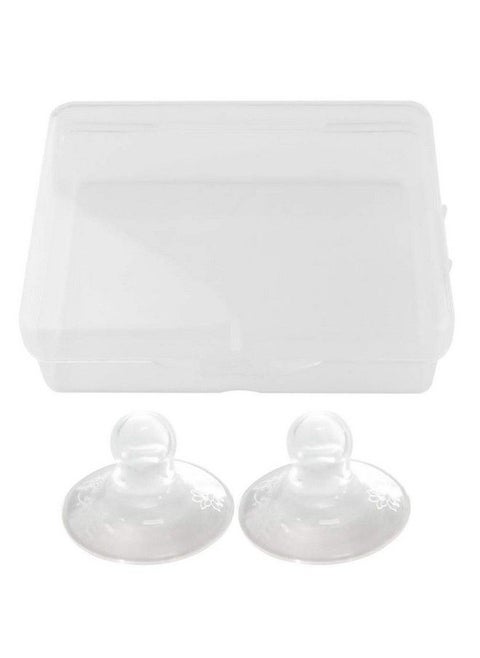 2Pcs Nipple Suckers Nipple Corrector Nipple Pullers Suckers For Flat And Inverted Nipples Inverted Nipple Corrector L Clear Nipple Corrector