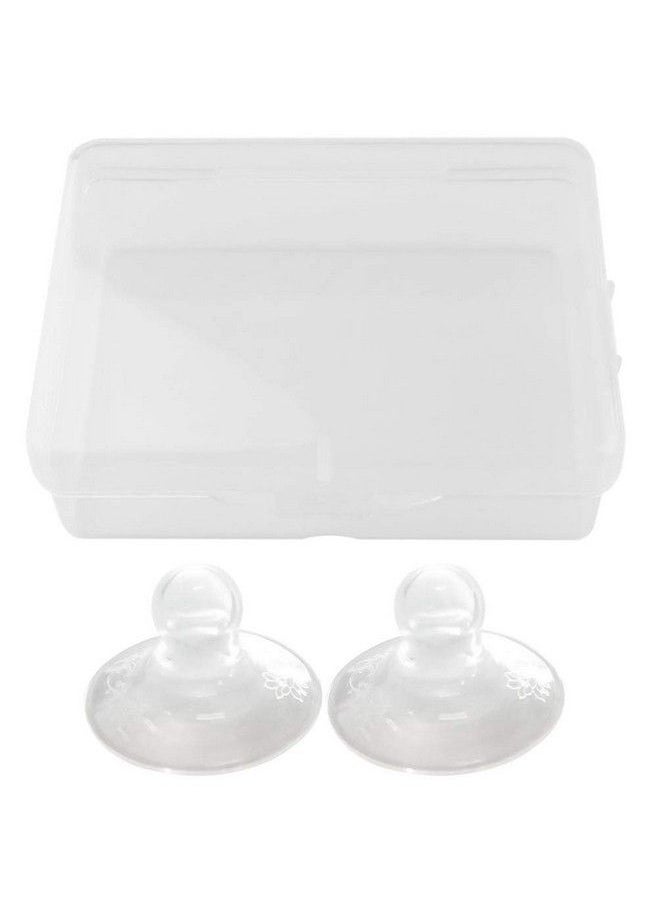 EXCEART - 2Pcs Nipple Suckers Nipple Corrector Nipple Pullers Suckers For Flat And Inverted Nipples Inverted Nipple Corrector L Clear Nipple Corrector - Image 1