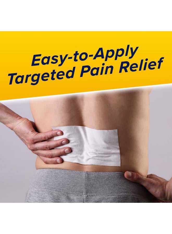 Aspercreme لصقة تخفيف الألم ليدوكائين XL لآلام الظهر والرقبة والكتف، لصقات موضعية بتركيز 4% ليدوكائين وقماش مرن يخفف الألم، 3 قطع. - Image 5