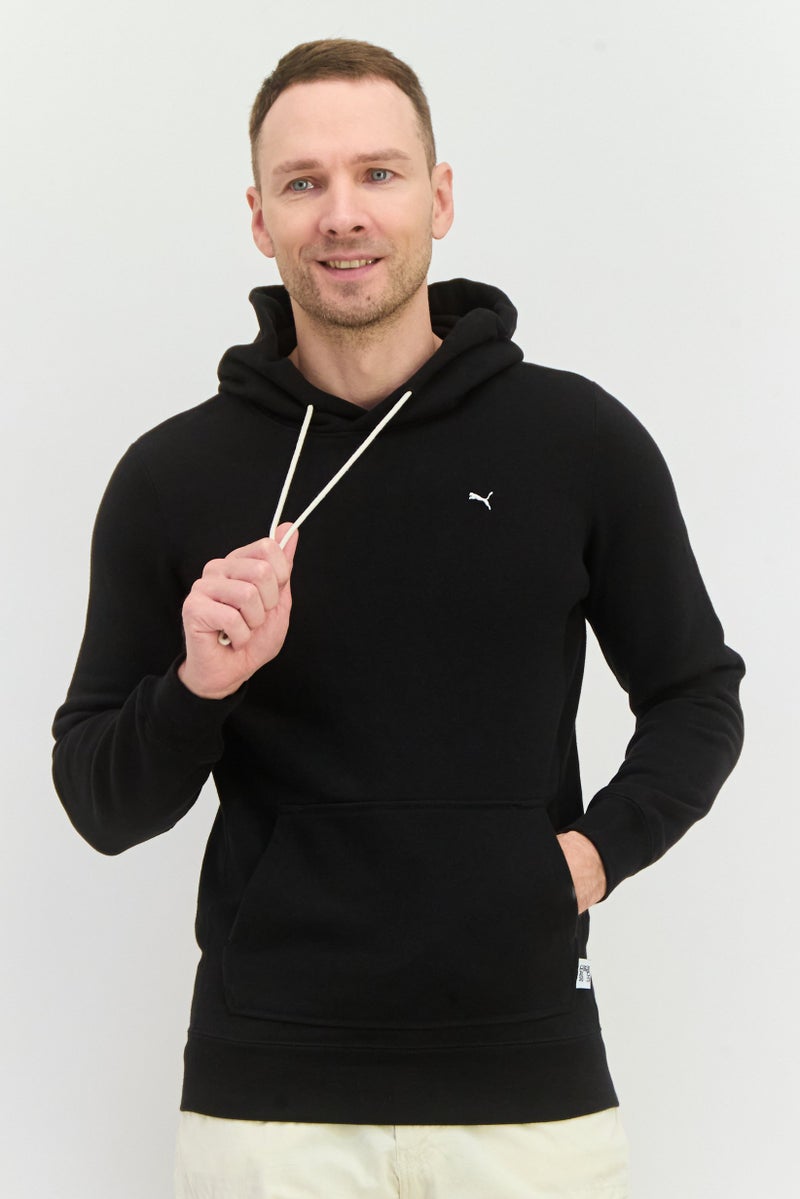 PUMA Puma x Select Men Sportswear Fit Long Sleeve Hooded Outdoor Sweatshirt, Black  - Image 1