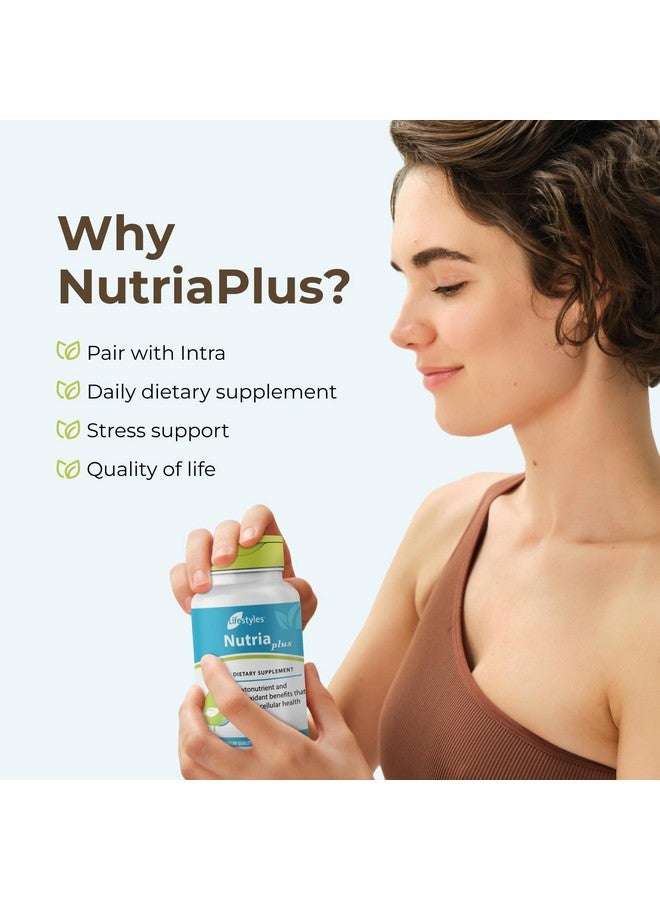 Intra Lifestyles NutriaPlus Antioxidant Supplement - Herbal Immune Support & Multivitamin with Selenium, Vitamin C, Green Tea, Garlic, and More - Made in Canada - 60 Capsules - Image 5