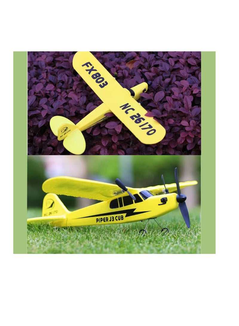 AROAQ طائرة تحكم عن بعد DIY 803 زرقاء 3 بطاريات طائرة تحكم عن بعد DIY ذات أجنحة ثابتة - Image 3