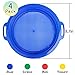 Dilabnba Sand Sifter Sieves for Kids Heavy Duty ABS Beach Sifter Discovery Toy for Gardening Digging Finding Treasure Shells Shark Teeth Gift for Travel Beach Party 4PCS - Image 4