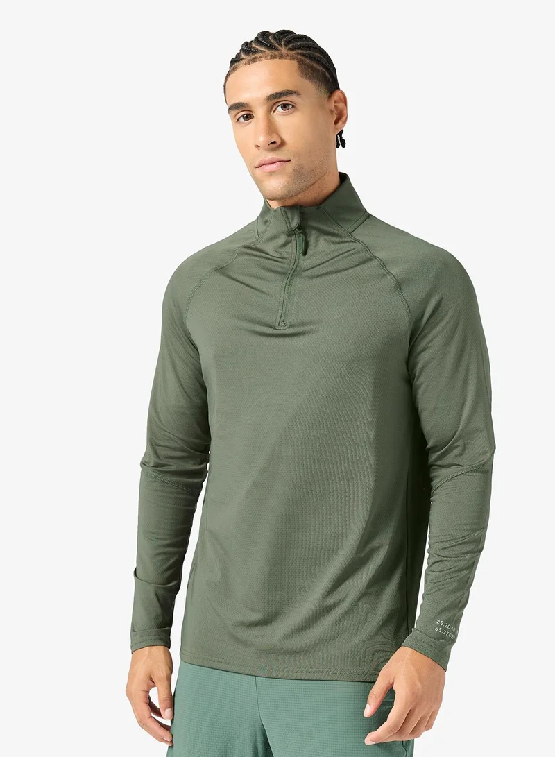 Men's Quarter Zip T-Shirt