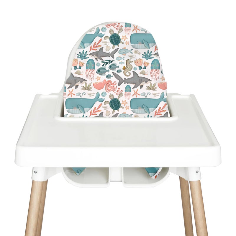 Nibble and Rest Highchair Insert Cover, Compatible for IKEA Antilop Highchair, High Chair Accessories Stain-Proof and Wipeable Insert Cover (Cushion NOT Included)(Underthesea) - Image 1