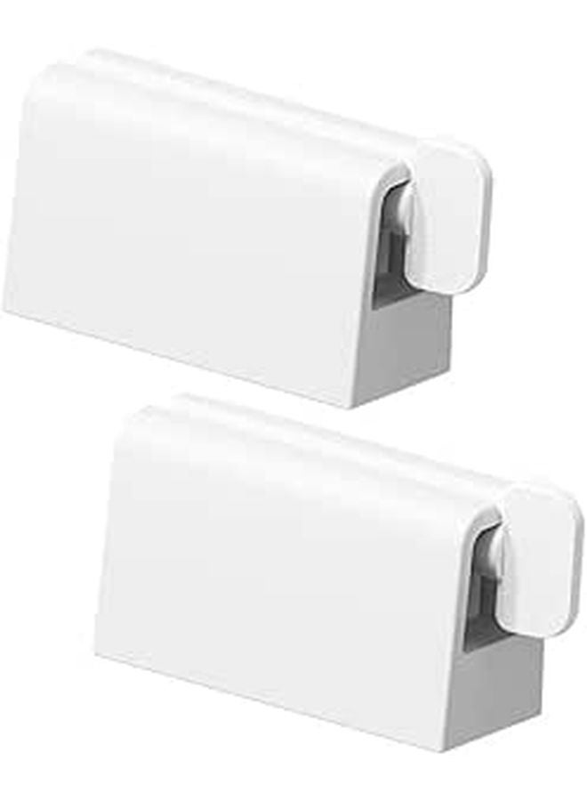 Wall Mount Toothpaste Dispenser 2 Pack With Non Slip Pad Comfortable Grip - Image 1