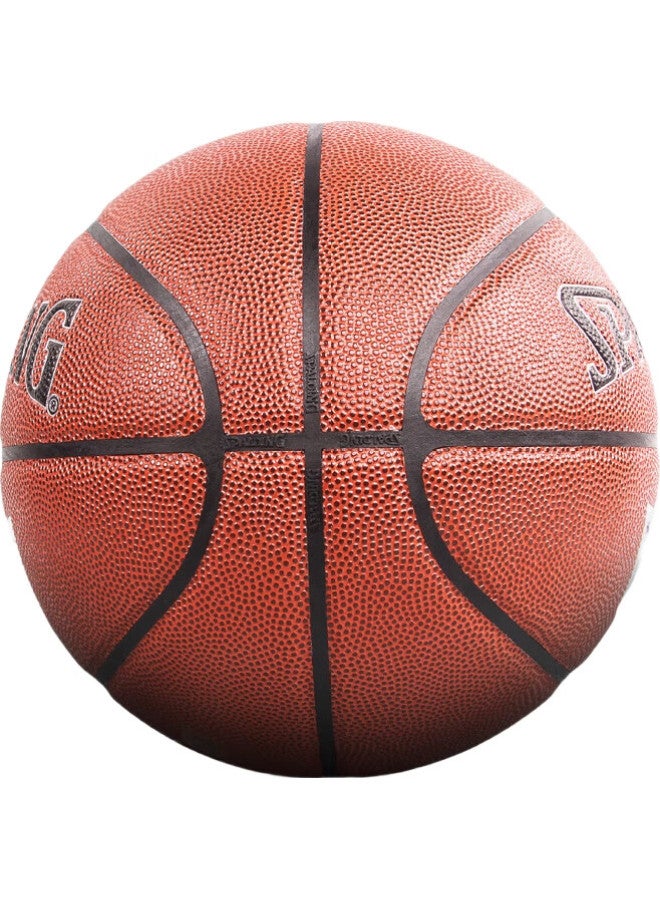 SPALDING Indoor And Outdoor Silver Classic No. 7 Pu Basketball 77-764Y - Image 1