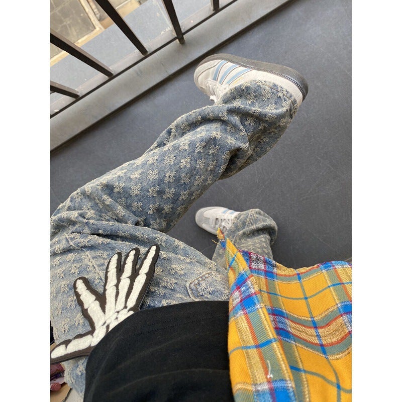 Unisex Casual Daily Denim Jeans - Image 2