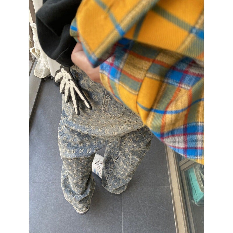Unisex Casual Daily Denim Jeans - Image 3