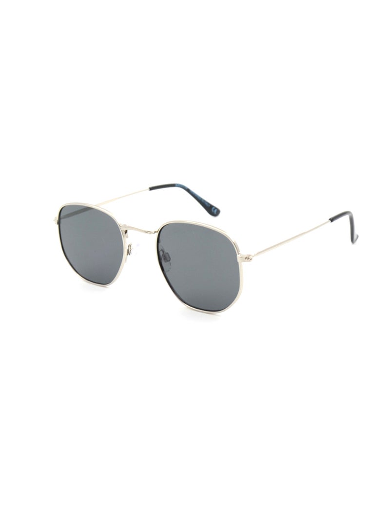 MADEYES Men's UV Protection Sunglasses EE24M120-5 - Silver/Black - Image 1