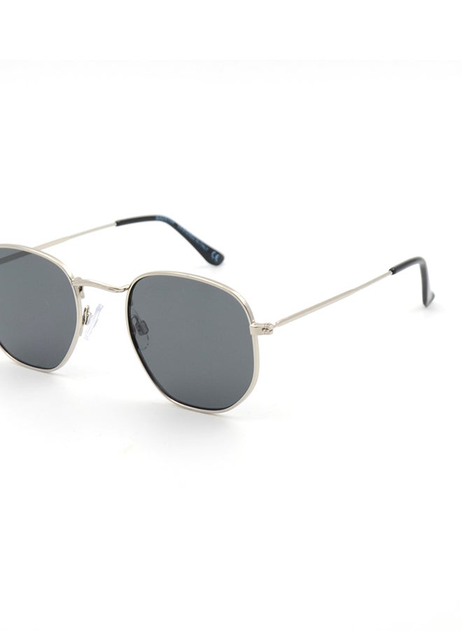 MADEYES Men's UV Protection Sunglasses EE24M120-5 - Silver/Black - Image 2