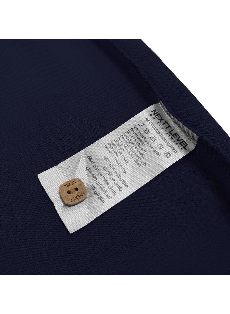 Nextt Level Navy Blue Polo T-Shirts Luxuriously Soft Eco-Friendly Fashion Sustainable Style and Supreme Comfort - Image 5
