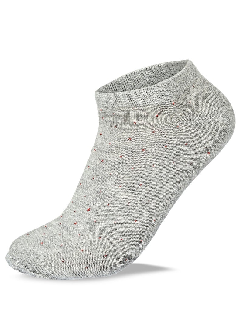 سام سوكس مجموعة من 3 جوارب سوكيت منقط كاجوال للرجال، أسود-كحلي-رمادي - Image 2