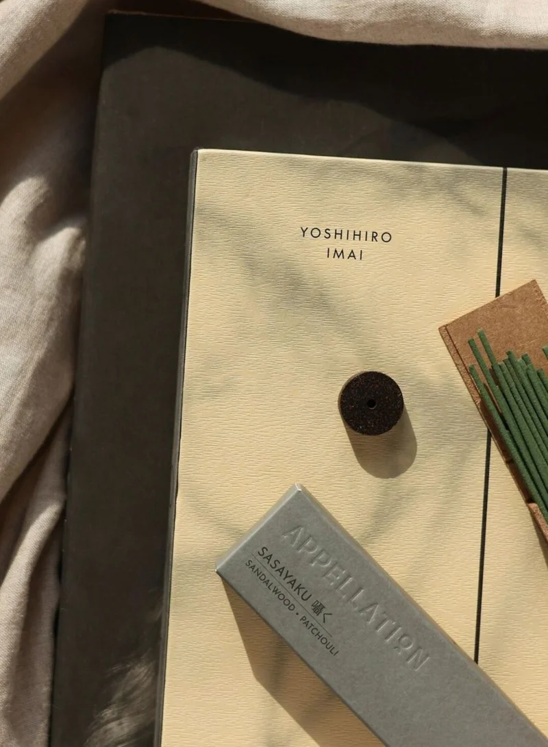 ابليشين Sasayaku Sandalwood & Patchouli Japanese Incense