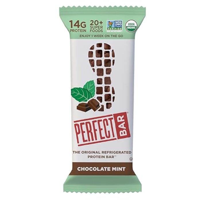 Perfect Bar Gluten-Free Chocolate Mint Peanut Butter Refrigerated Protein Bar, 2.3 oz - Image 1