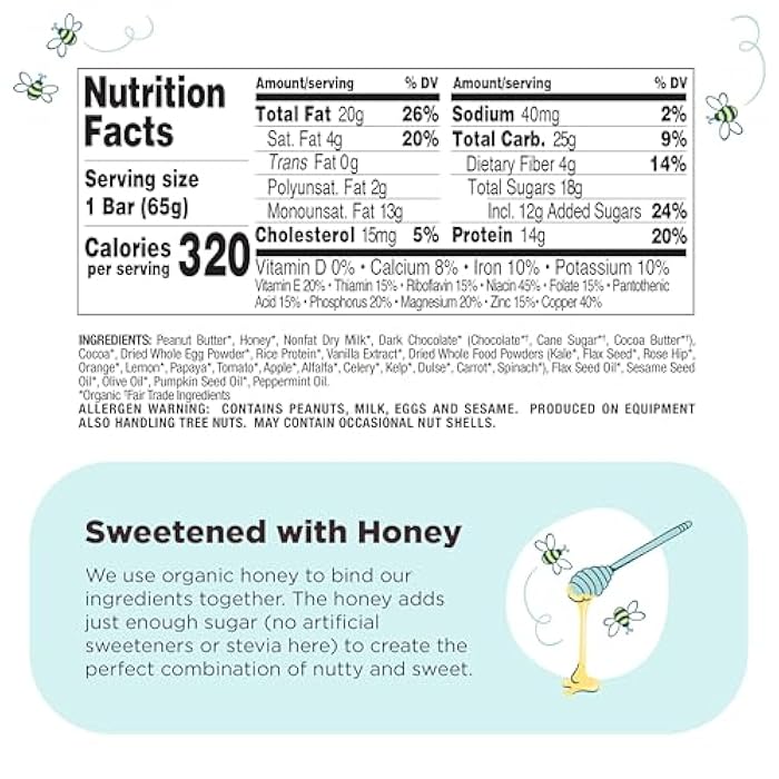 Perfect Bar Gluten-Free Chocolate Mint Peanut Butter Refrigerated Protein Bar, 2.3 oz - Image 2