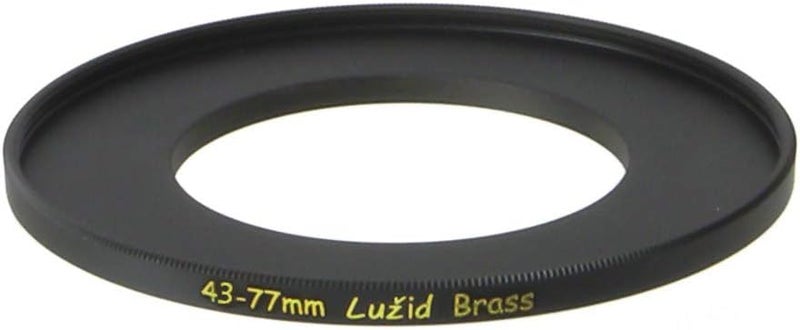 Brass 43mm to 77mm Step Up Ring Filter Adapter Luzid (4377)
