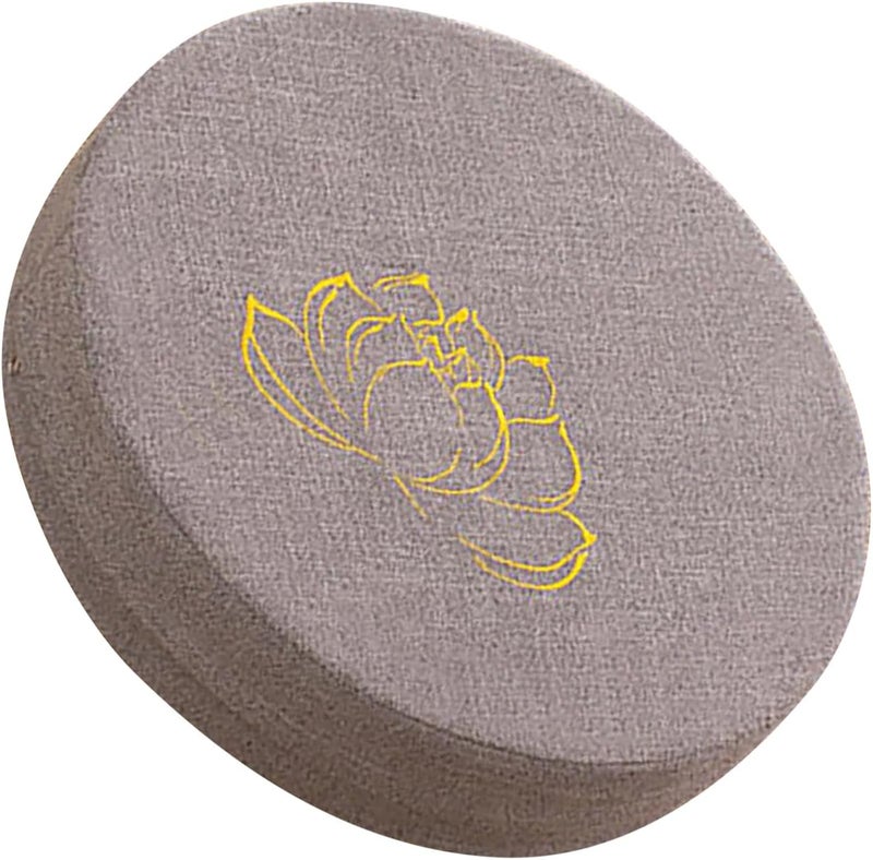 LiebeWH Meditation Cushion, Round Cushion, Foam Cotton with Linen Material for Balcony Living Room Tatami, Detachable Washable Minimalist Multifunctional Usage (Grey) - Image 4