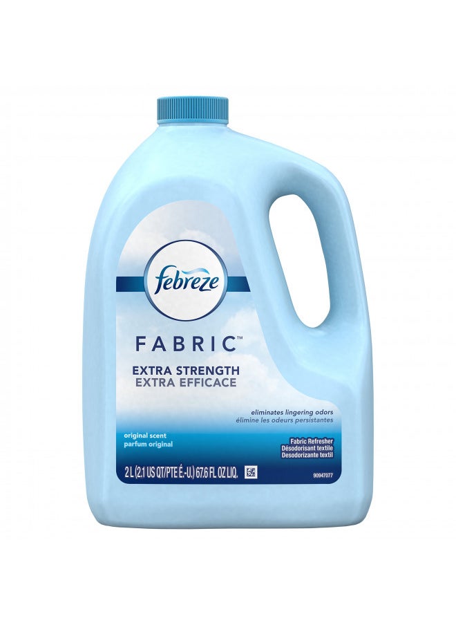 Febreze Air Freshener, Extra Strength Fabric Refresher Refill Air Freshener, Original Scent, 67.6oz