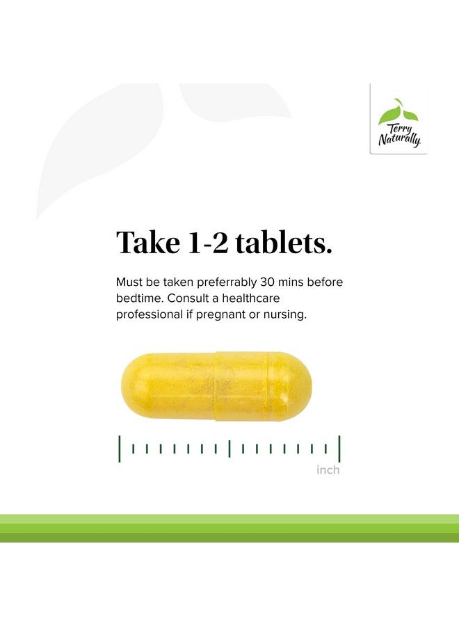 Terry Naturally Terry Naturally Curamin Nighttime - Non-GMO Supplement to Support Healthy Sleep & Relaxation - 60 Capsules  - Image 4