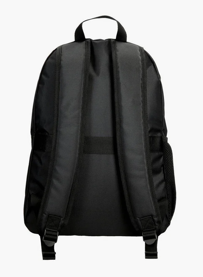 Reebok  Logo Print School Backpack with Adjustable Straps and Zip Closure - 38x19x43 cm  | Best Price UAE
