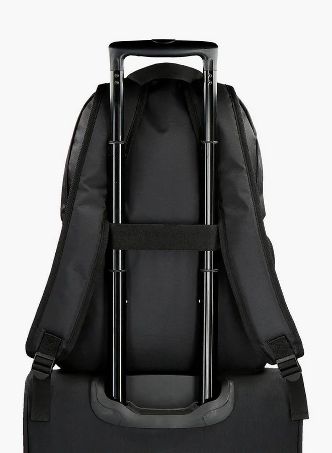 Reebok  Logo Print School Backpack with Adjustable Straps and Zip Closure - 38x19x43 cm  | Best Price UAE