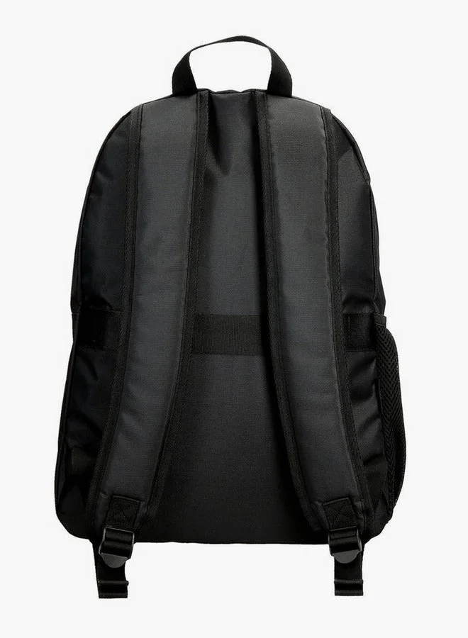Reebok  Logo Print School Backpack With Adjustable Straps And Zip Closure - 38X19X43 Cm  | Best Price UAE