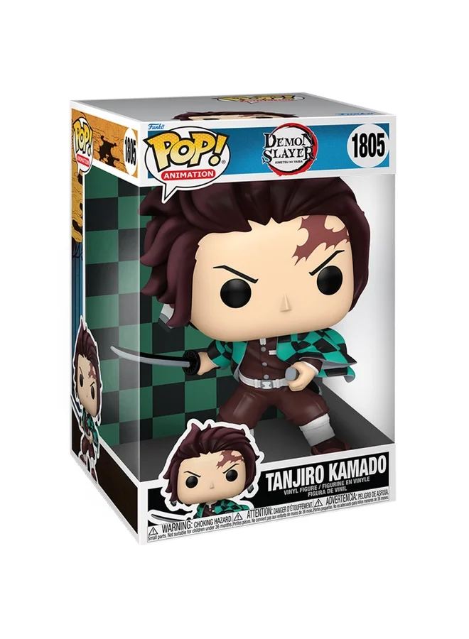 Funko Funko Pop Jumbo! Animation: Demon Slayer - Tanjiro - Collectable Vinyl Figure - Gift Idea - Official Merchandise - Toys for Kids & Adults