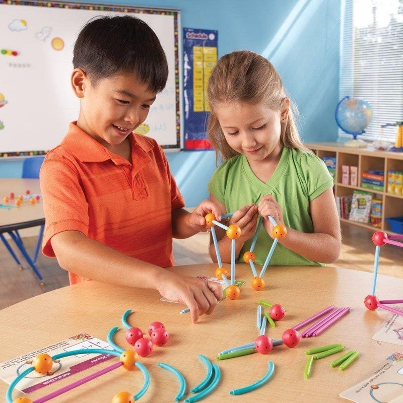 Learning Resources Dive Into Shapes! A "Sea" & Build Geometry Set 129 Piece Ages 6+ Multicolor - Image 2